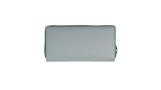Dámska kožená peňaženka SG-27617 zelená/modrá 2