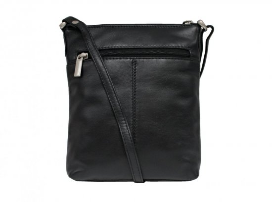 Dámská kožená taška přes rameno SG-27001 černá