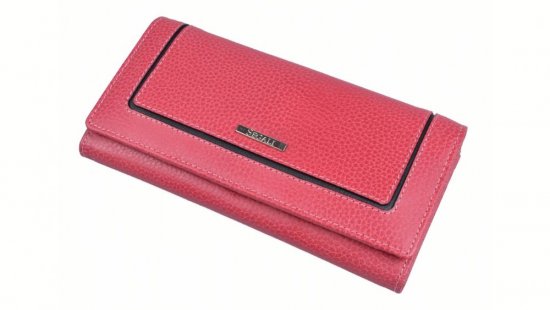 Dámská kožená peněženka SG-27075 Carmine