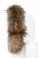 Fur trim on the hood - raccoon collar snowtop M 35/46 (84 cm)