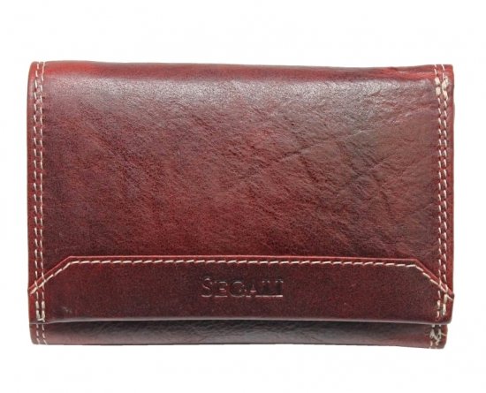 Dámska kožená peňaženka SG-27023 červená