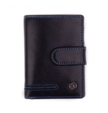 Kožená dokladovka 27531155535 black blue
