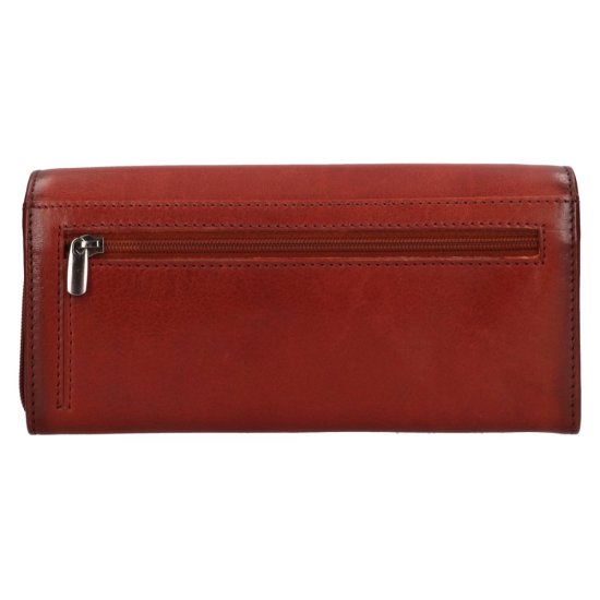 Dámská kožená peněženka LGW 2720 koňak - zadní strana