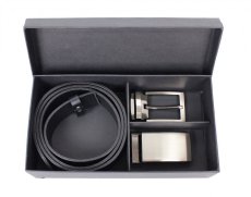 Pánský dárkový set opasku černý II Pánský dárkový set opasku černý II