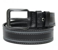 Pánský kožený opasek Black Hand 2115-98 černý