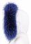 Kožušinový lem na kapucňu - golier medvedíkovec snowtop modrý M 27/6 (60 cm) 2
