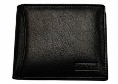 Pánska kožená peňaženka W-28120 čierna