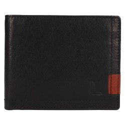 Pánska kožená peňaženka 2BX001Z čierna