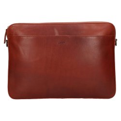Pánska kožená taška na notebook 212761 hnedá - predná strana