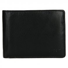 Pánska kožená peňaženka V-276 čierna