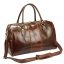 Kožená cestovní taška Gabriel hnědá - odnímatelný ramenní popruh 2