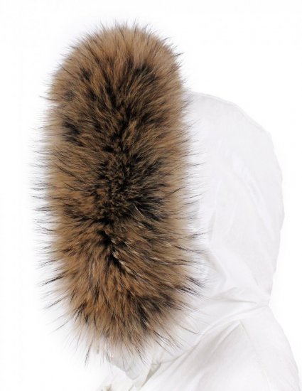 Fur trim on the hood - raccoon collar snowtop M 35/63 (65 cm) 2