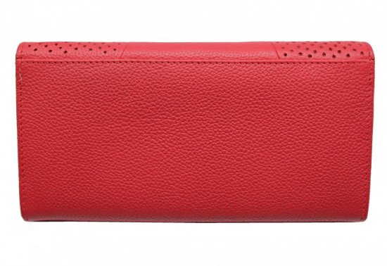 Dámska kožená peňaženka 210025 červená