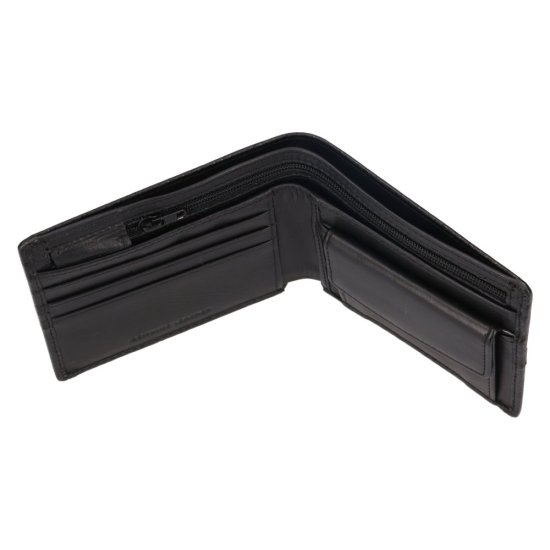Pánská kožená peněženka 212595 černá - tloušťka peněženky
