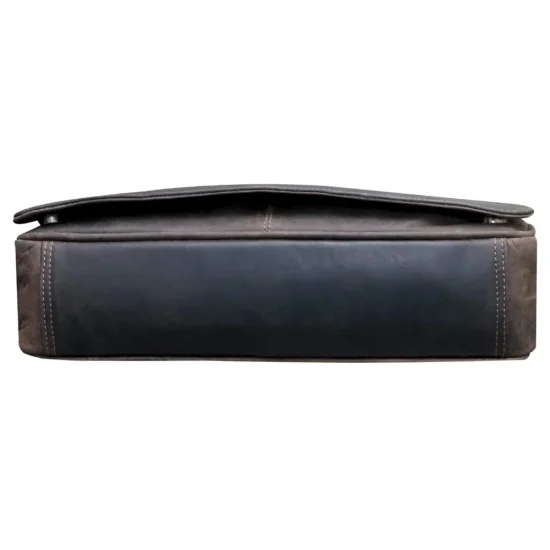 Kožená taška přes rameno UNI DINGO hnědá