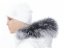 Kožešinový lem na kapuci - límec mývalovec snoutop M 36/7 (60 cm)