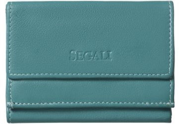 Dámska malá kožená peňaženka SG-21756 emerald Dámska malá kožená peňaženka SG-21756 emerald