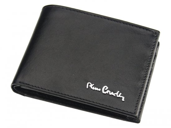 Pánska kožená peňaženka Pierre Cardin 2YS520.1 8824 RFID čierna (malá) 1