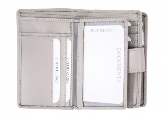 Dámská kožená peněženka SG 250313 šedá - pastel 3