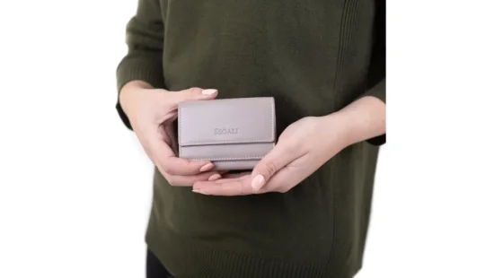 Dámská kožená peněženka SG-21756 šedá 7