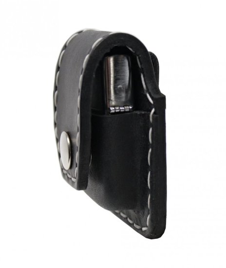Kožené pouzdro na ZIPPO zapalovač PZ01 černé 1