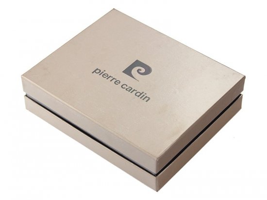 Pánská kožená peněženka Pierre Cardin CMP 28806 RFID černá + hnědá