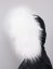 Kožešinový lem na kapuci - límec mývalovec sněhobílý M 142/19 (56 cm) 2