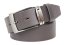 Pánský kožený opasek 234-PR09 šedý