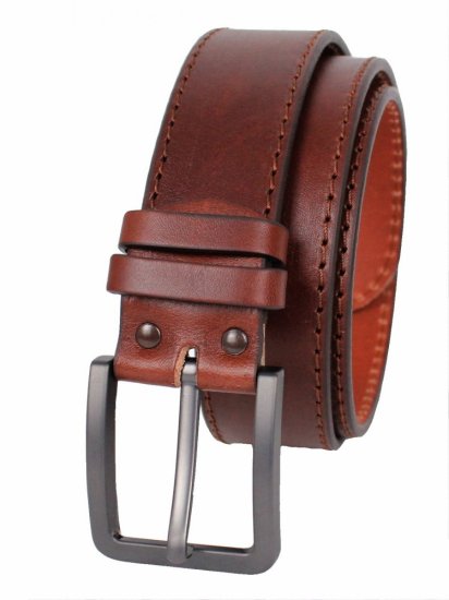 Pánský kožený opasek Scorteus SC - 1776/50/1 hnědý