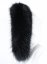 Fur trim on the hood - black raccoon collar M 58/4 (70 cm) 1
