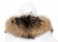 Kožešinový lem na kapuci - límec mývalovec snowtop M 35/45 (75 cm) 1