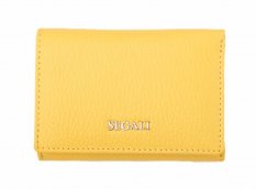 Dámská kožená peněženka SG-27106 B Pastelově žlutá