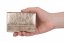 Dámská malá kožená peněženka SG-21756 zlatá lesk
