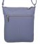 Dámska kožená taška cez rameno SG-27001 lavender - zadný pohľad