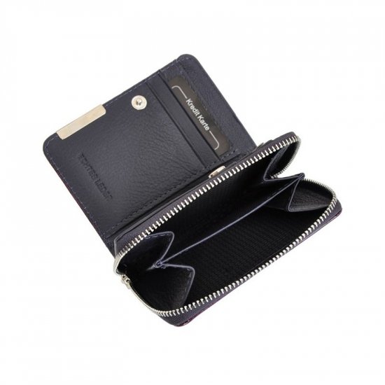 Dámska kožená peňaženka Jennifer Jones 25262 fialová (malá)