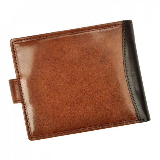 Pánská kožená peněženka El Forrest 2556-21 RFID hnědá 1