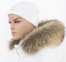 Kožešinový lem na kapuci - límec mývalovec 132/2 (70 cm)