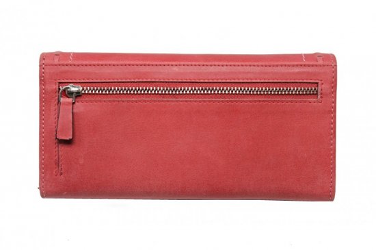 Dámska kožená peňaženka SG-27052 červená 1