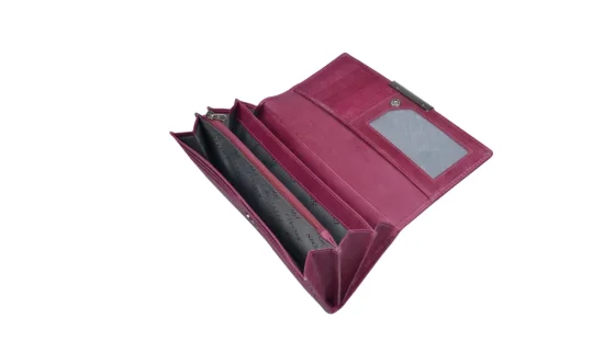 Dámska kožená peňaženka SG-27066 fucsia - vnútorné vybavenie Dámska kožená peňaženka SG-27066 fucsia - vnútorné vybavenie