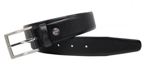 Pánský kožený opasek Lindenmann 2392 černý Pánský kožený opasek Lindenmann 2392 černý
