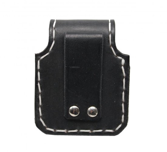 Kožené pouzdro na ZIPPO zapalovač PZ01 černé 2