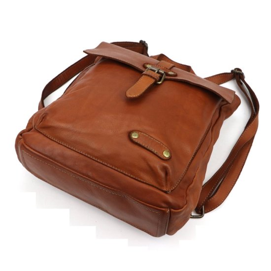 Kožený batoh UNISEX Elien camel - spodní část