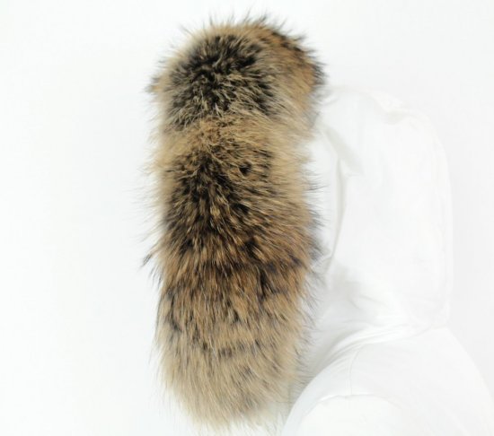 Fur trim on the hood - raccoon collar snowtop M 35/23 (70 cm) 2