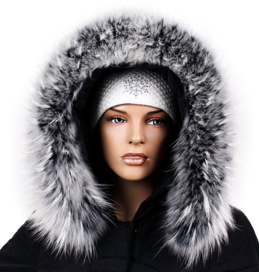 Kožešinový lem na kapuci - límec mývalovec M 36/83 (70 cm) 1