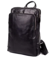 Kožený batoh UNISEX 2106 čierny