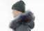 Kožušinový lem na kapucňu - golier medvedíkovec M 172 UNI (63 cm)
