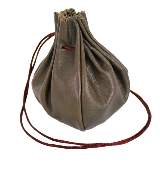 Kožený mešec na mince M 08 - khaki