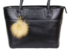 Kožušinový prívesok ku kabelke alebo kľúčom líška ryšavá