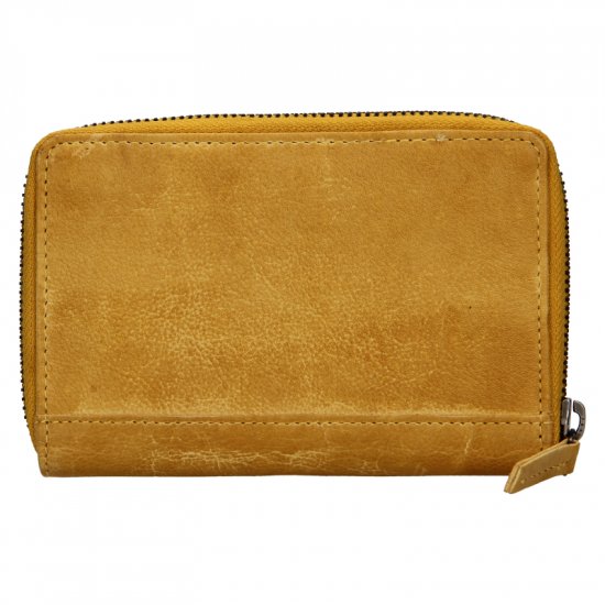 Dámska kožená peňaženka 2931/D yellow 1