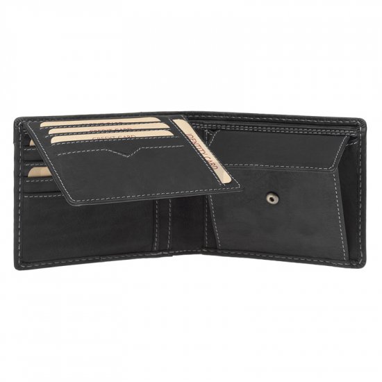 Pánská kožená peněženka 251148 černá 1